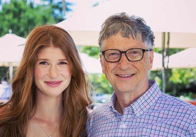 Jennifer Gates dan Bill Gates. 