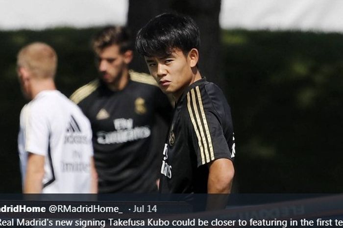 Pemain baru Real Madrid, Takefusa Kubo, kini dipinjamkan ke Mallorca.
