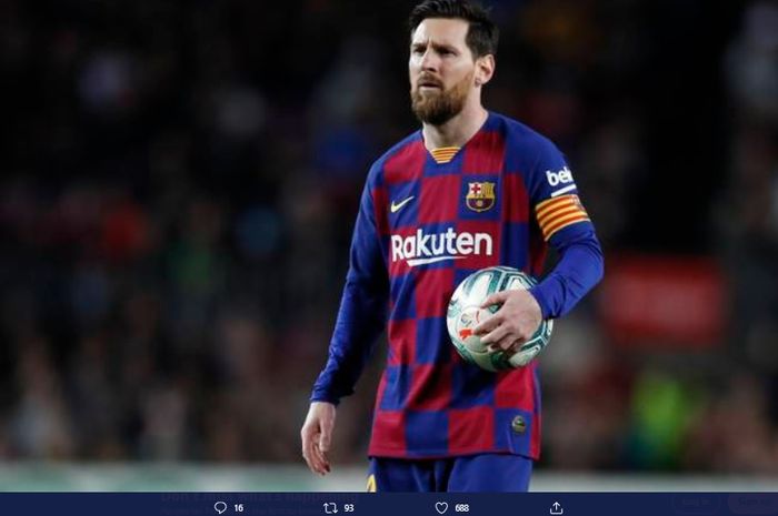 Megabintang Barcelona, Lionel Messi, membantah kabar soal klausul pelepasannya.