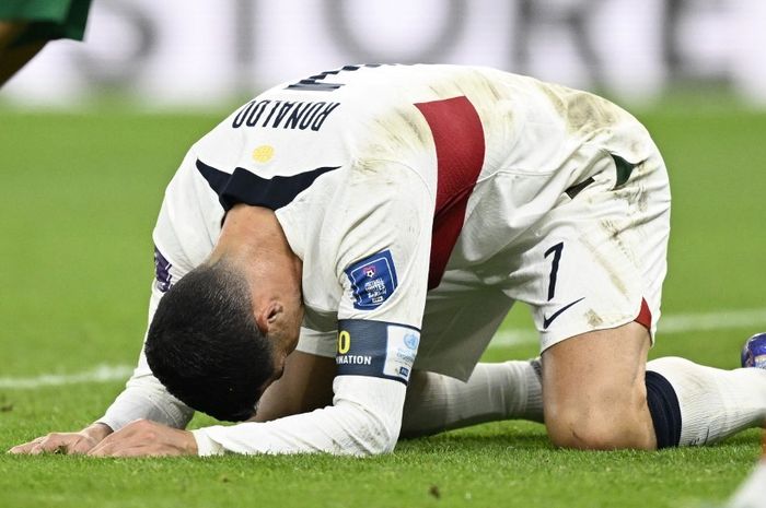 Reaksi Cristiano Ronaldoberakhir patah hati usai Timnas Portugal gagal di Piala Dunia 2022