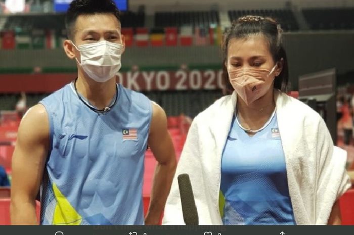 Pasangan ganda campuran Malaysia Chan Peng Soon/Goh Liu Ying.