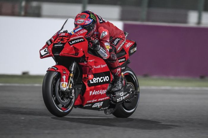Berhasil meraih podium ketiga pada balapan MotoGP Qatar 2021 di sirkuit Losail, Begini komentar Francesco Bagnaia