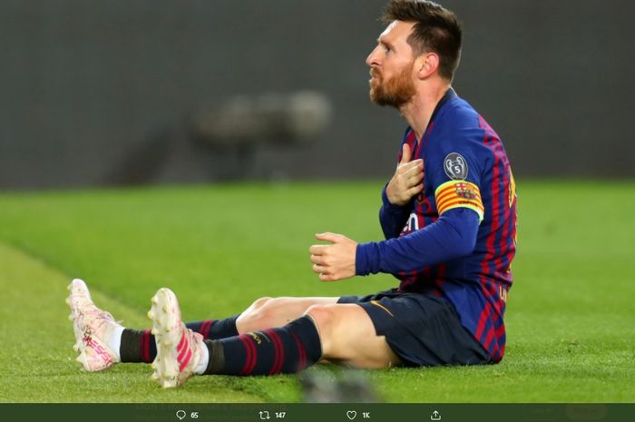 Megabintang Barcelona, Lionel Messi, berjanji akan memberikan yang terbaik setelah memastikan bertahan.