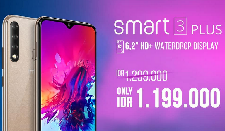 Infinix Smart 3 Plus resmi diluncurkan