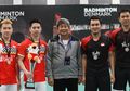 Marcus/Kevin Terciduk Kembali Lakukan Tingkah Unik di Podium Juara Denmark Open Tahun Ini