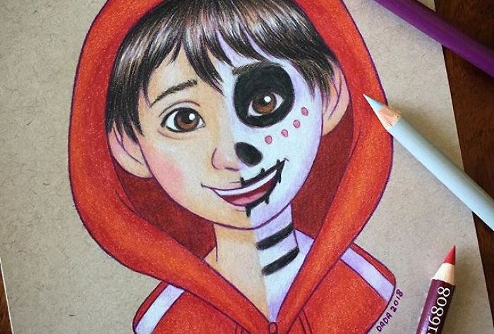 Apa Jadinya Kalau Dua Karakter Disney Digambar Dalam Satu Wajah