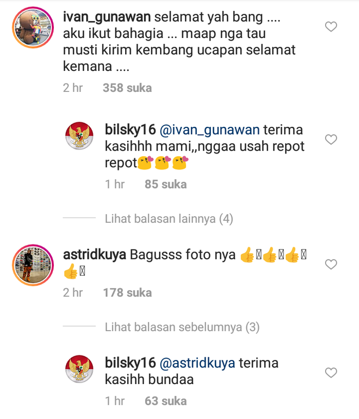 Komentar Ivan Gunawan dan Astrid Kuya