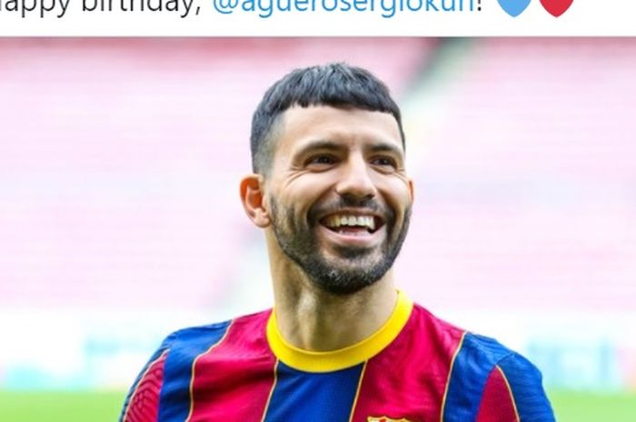 Striker Barcelona, Sergio Aguero.