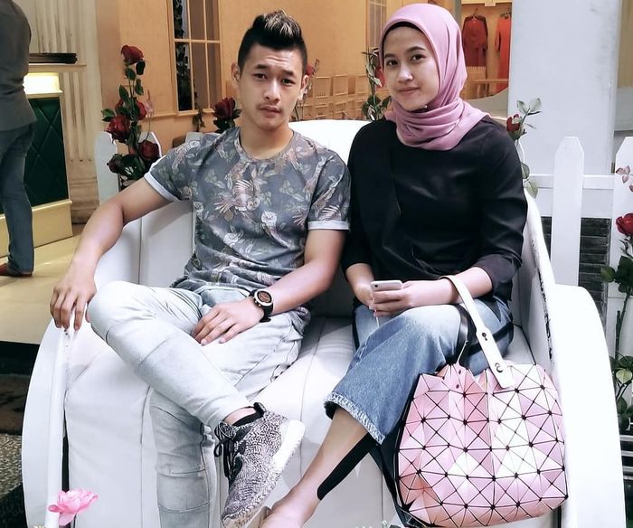 Hnaifan Yudani Kusumah dan sang adik yang juga atlte basket