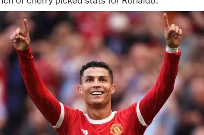 Penyerang Manchester United, Cristiano Ronaldo