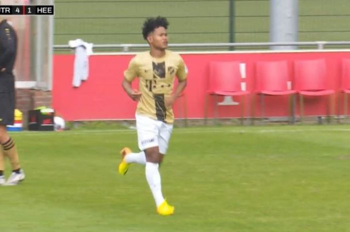 Pemain muda Indonesia, Bagus Kahfi mencatatkan laga keduanya bersama Jong FC Utrecht saat melawan Jong SC Herenveen, Selasa (3/8/2021).