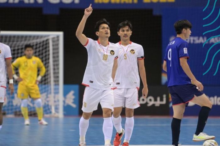 Timnas Futsal Indonesia menang 4-1 atas Taiwan dalam laga terakhir Grup C Piala Asia Futsal 2022, Minggu (2/10/2022).