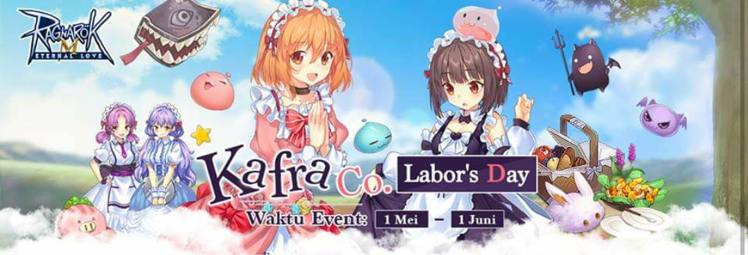 Kafra Co. Labor's Day, event Ragnarok M Eternal Love