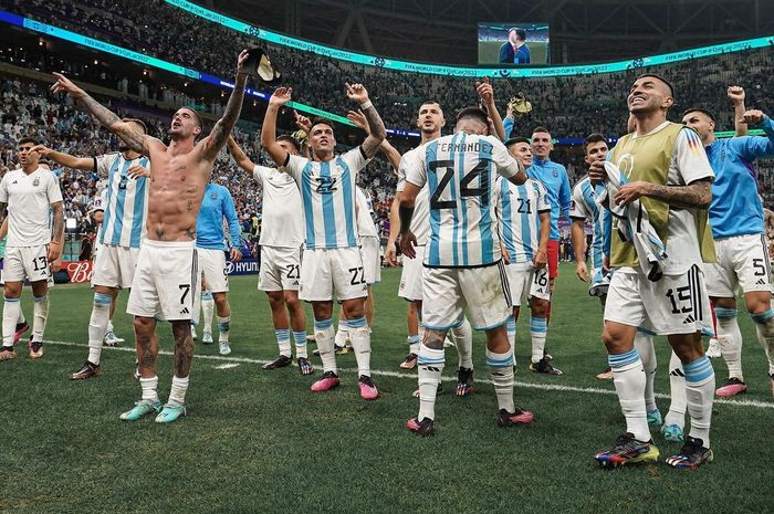 Berikut head to head timnas Argentina vs Kroasia yang tampil pada semifinal Piala Dunia 2022