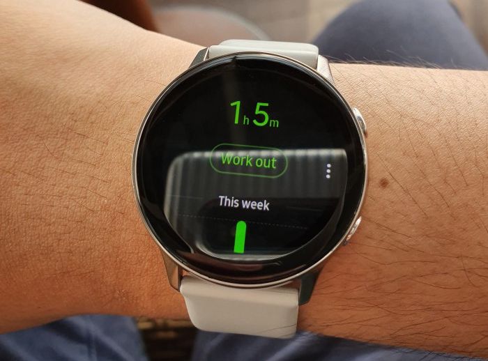 Fitur Work out Samsung Watch Active