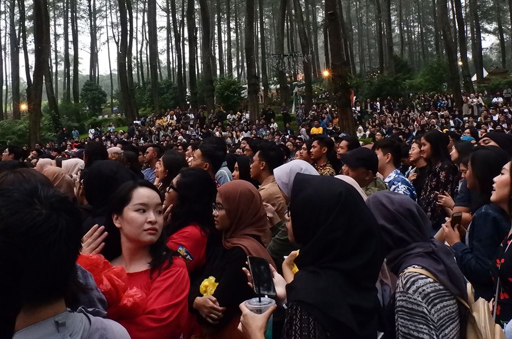 Suasana pengujung Lalala Fest 2019
