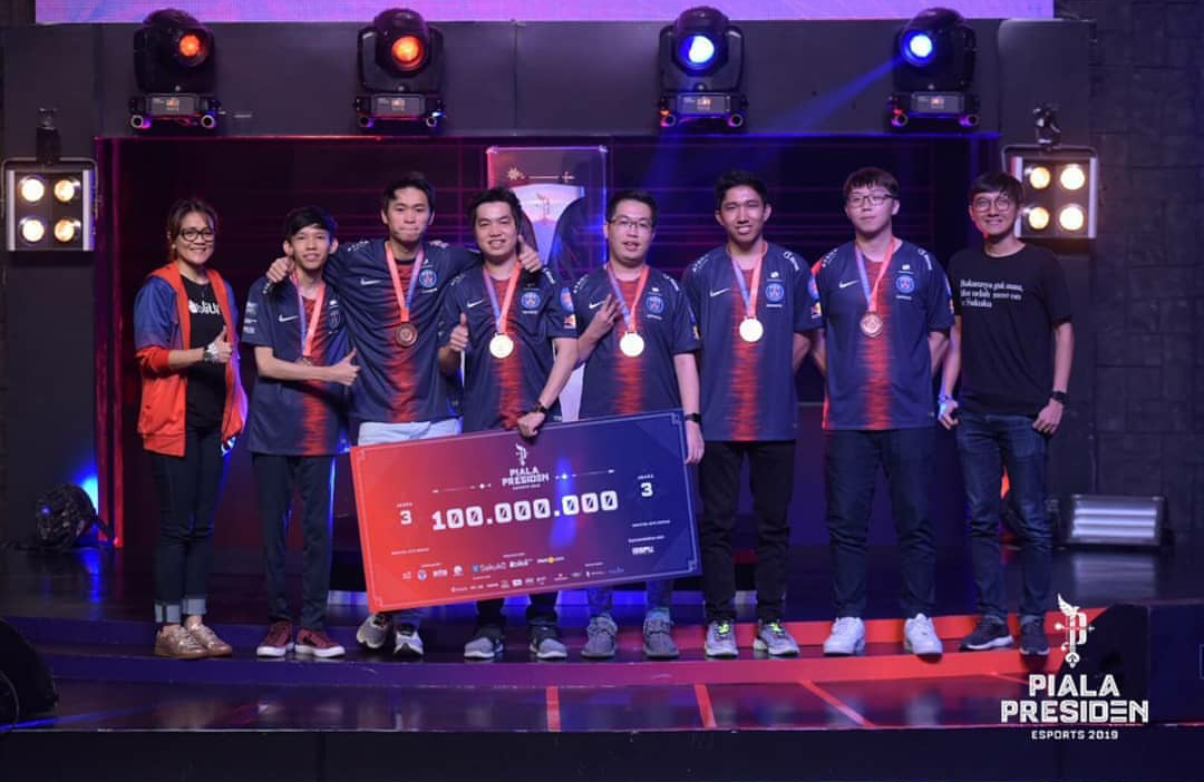 PSG.RRQ berhasil memenangkan Bronze Match dan jadi juara ketiga di Piala Presiden eSports 2019
