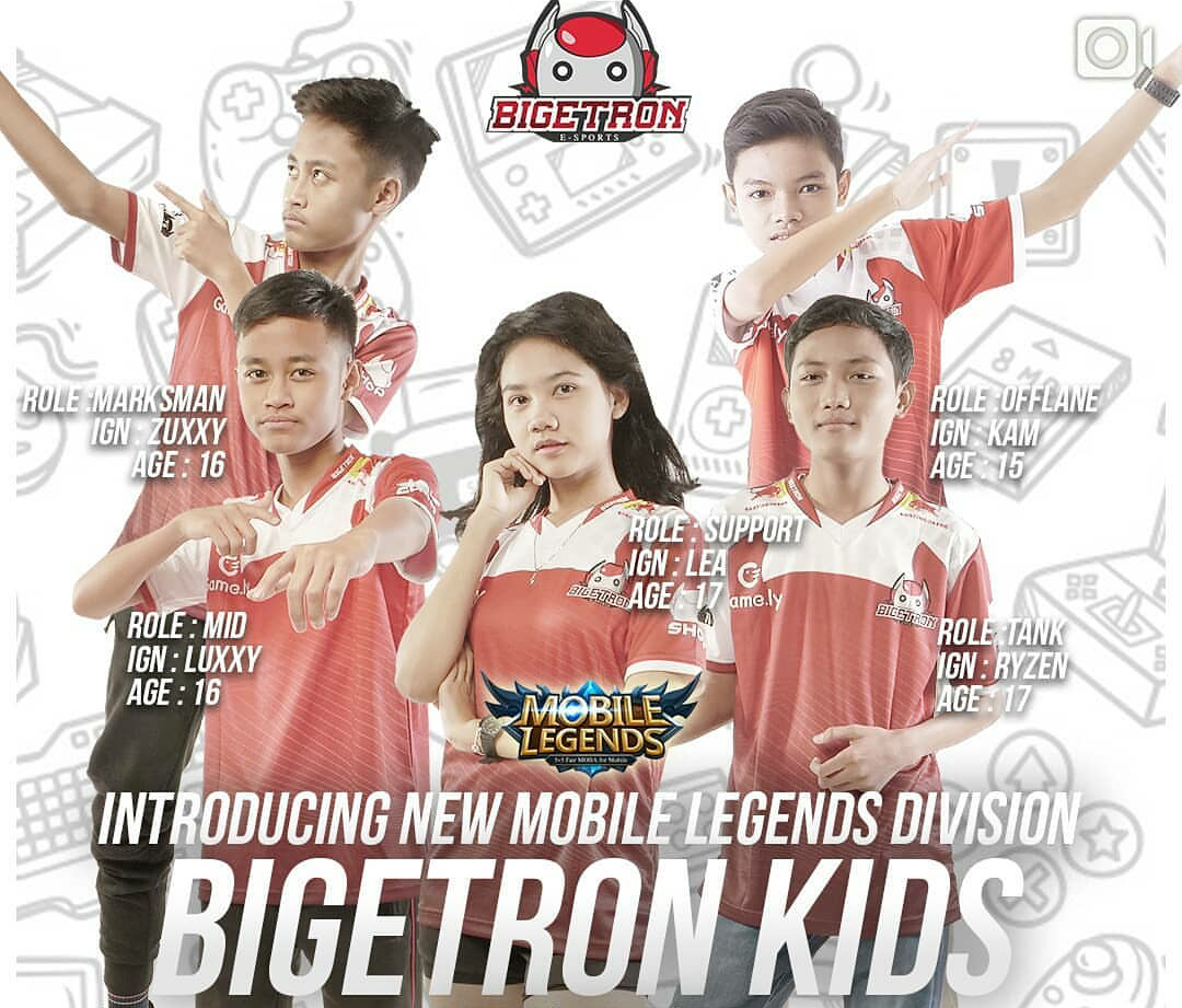Bigetron Kids divisi Mobile Legends
