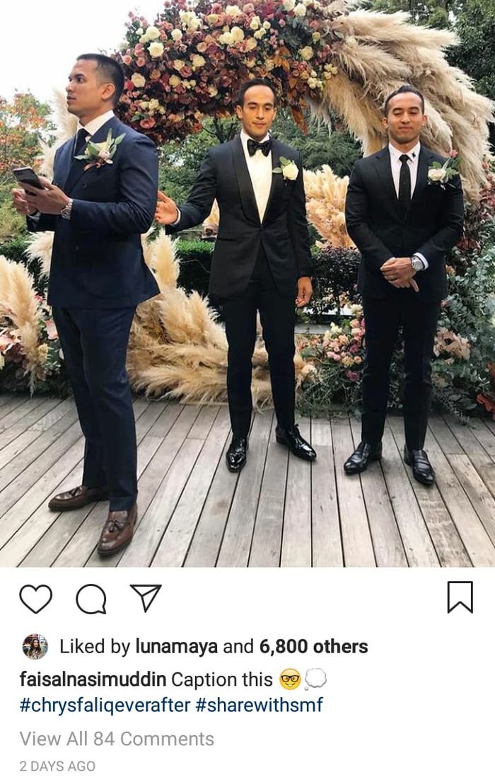 Luna Maya menyukai unggahan Faisal