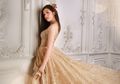 Stunning, Ranty Maria Punya 3 Model Dress Gold yang Super Mewah dan Elegan!