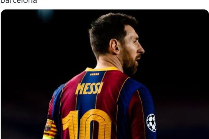 Lionel Messi dan Barcelona resmi berpisah.