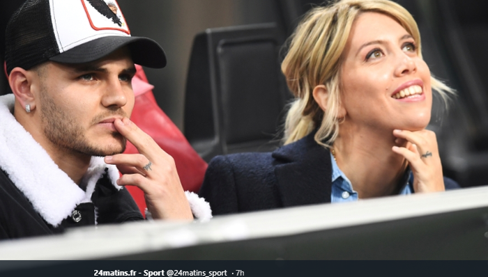 Mauro Icardi dan Istrinya, Wanda Nara.