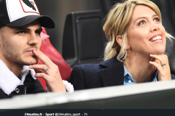 Mauro Icardi dan Istrinya, Wanda Nara.