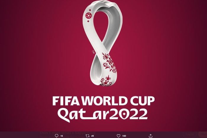 Ilustrasi logo Piala Dunia 2022 Qatar  