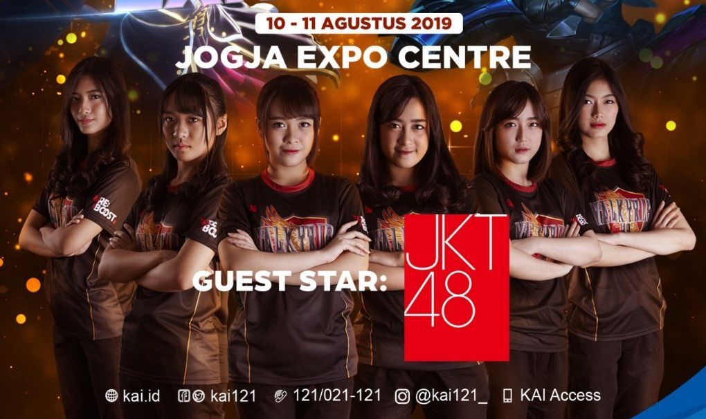 Valkyrie48 dan JKT48 Akan Ramaikan KAI eSports Exhibition Jogja