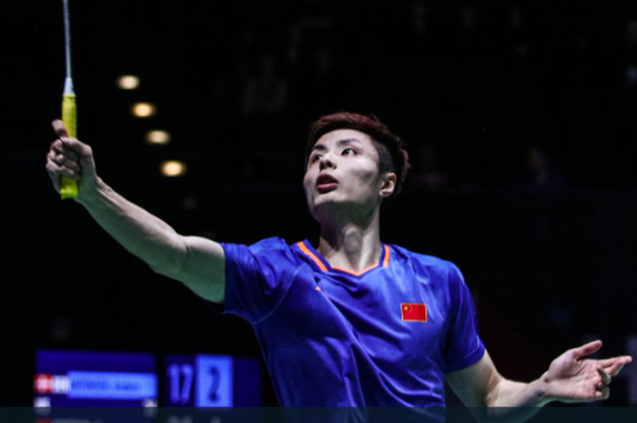Pebulu tangkis tunggal putra asal China, Shi Yu Qi dihadapkan duel seru di babak kedua India Open 2023
