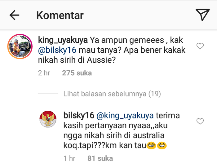 Komentar Uya Kuya