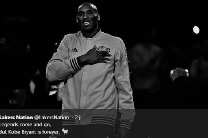 Legenda LA Lakers, Kobe Bryant. 