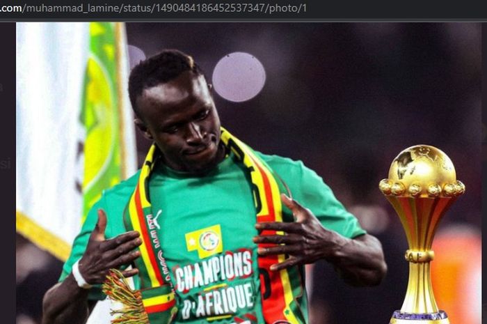 Menurut Sadio Mane, trofi Piala Afrika lebih istimewa ketimbang Liga Champions