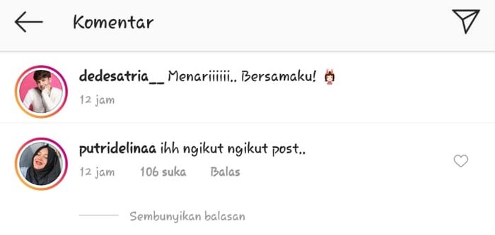 foto : Instagram/@dedesatria__