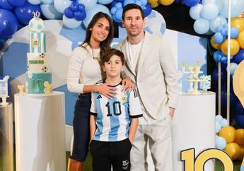 Messi & Istri Rayakan Ulang Tahun ke-10 Putranya, Thiago yang Sempat Membenci Sepak Bola!