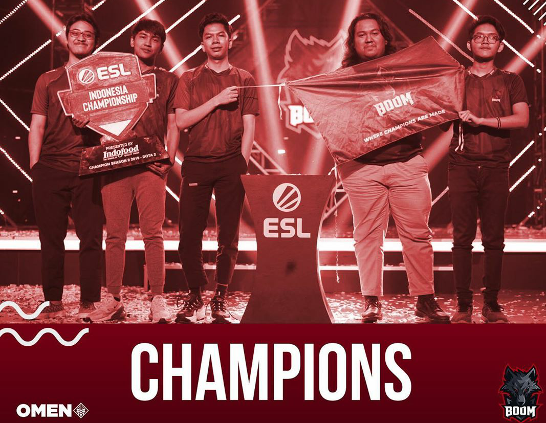 Boom ID juarai ESL Indonesia Championship untuk game Dota 2
