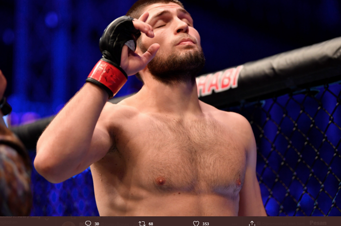 Petarung kelas ringan UFC, Khabib Nurmagomedov.