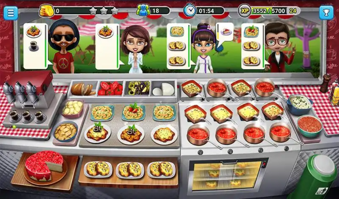 Game Food Truck Chef
