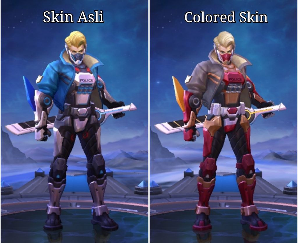 Colored skin Hayabusa (Future Enforcer - Iron)