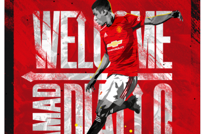 Manchester United meresmikan perekrutan Amad Diallo.