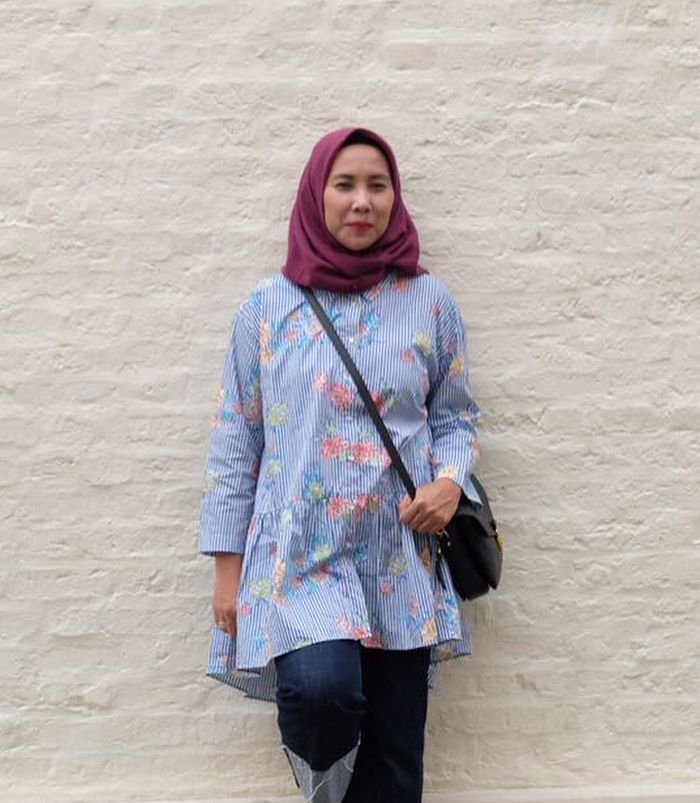Riani Wahyuningsih, istri dari Abdel.