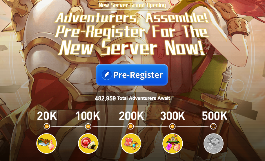 Pre-register server baru Ragnarok M mencapai angka 300K