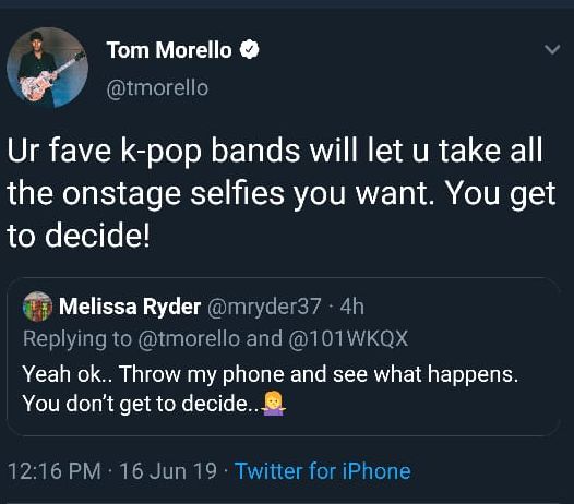 Tom Morello di Twitter