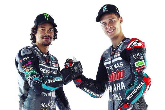 Pembalap tim Petronas Yamaha, Franco Morbidelli dan Fabio Quartararo bertekad menuai hasil positif di MotoGP Spanyol