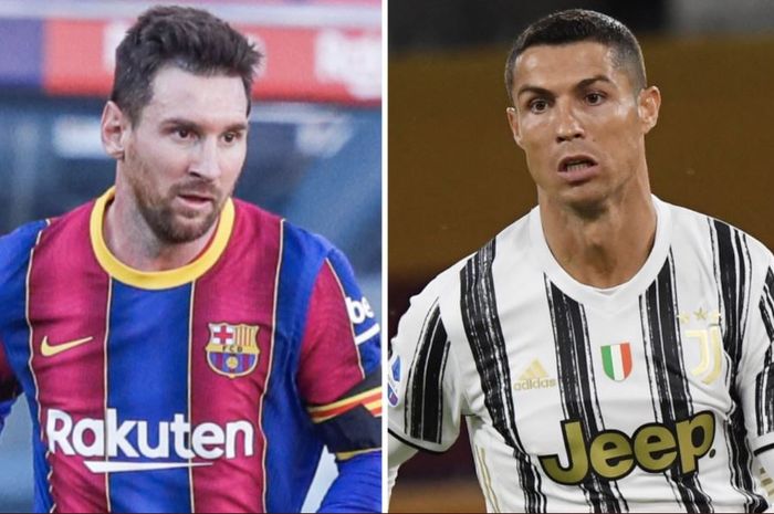 Lionel Messi dan Cristiano Ronaldo, siap bertarung dalam duel Barcelona vs Juventus di Liga Champions, 8 Desember 2020.