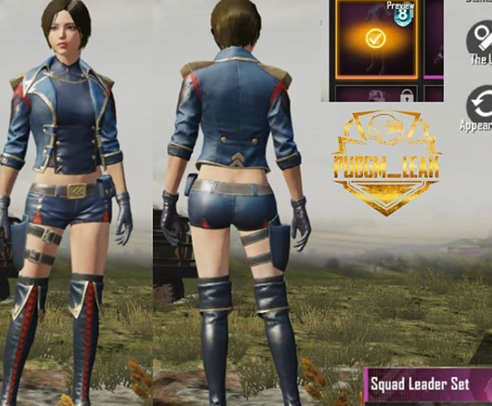  Squad Leader Set PUBG Mobile