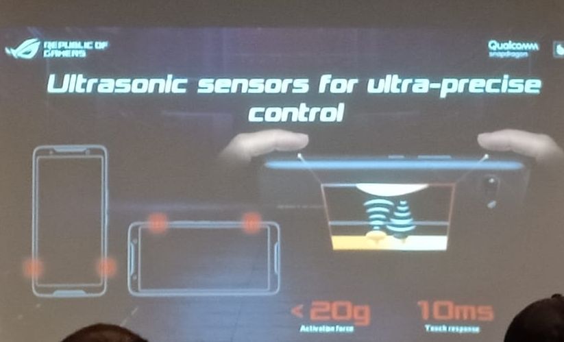 Ultasonic Sensor Control di ROG Phone