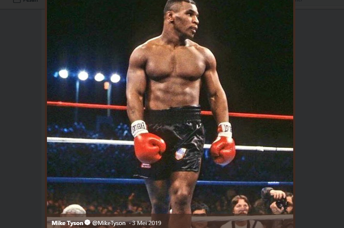 Legenda tinju dunia, Mike Tyson. 