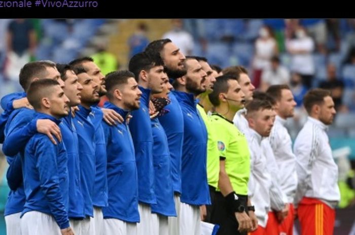 Timnas Italia berhasil membungkam timnas Wales dalam laga terakhir Grup A Euro 2020