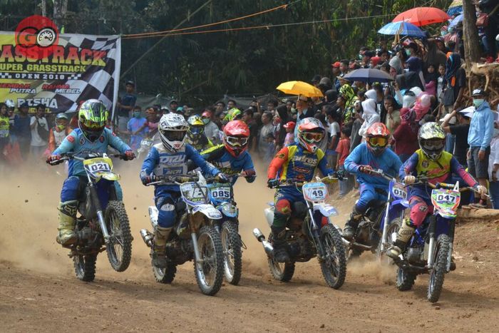 Hasil Lomba Grasstrack Majalengka Chikal Faisal Raih Juara Umum